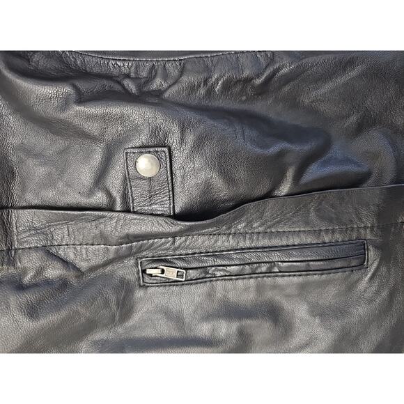 Cava Harley-Davidson Motorcycles Legendary Leather Jacket Black Size 3XL Zip - Picture 3 of 8